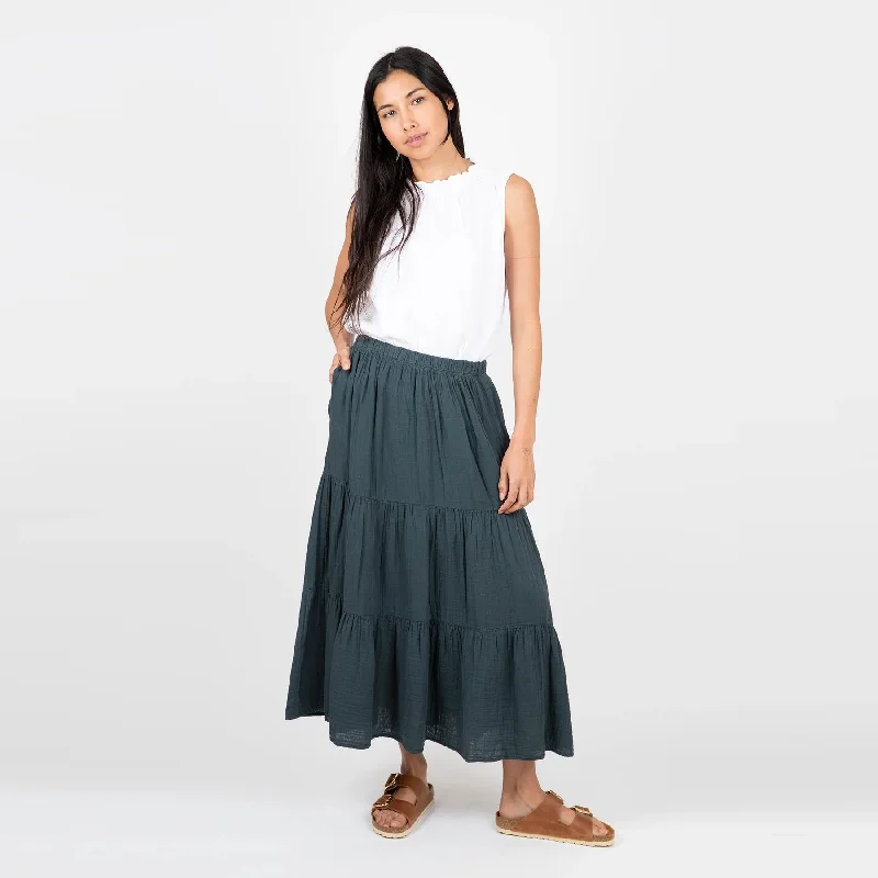 Cotton Gauze Skirt (Bracken)