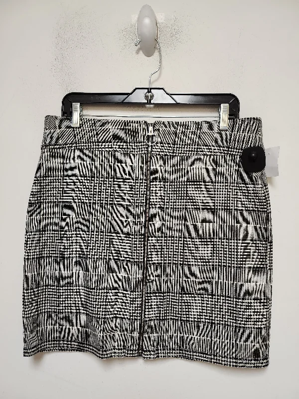 Skirt Mini & Short By Inc In Plaid Pattern, Size: 12