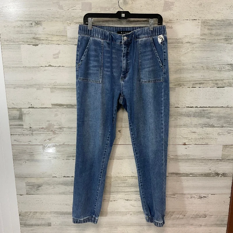 Jeans Skinny By Risen In Blue Denim, Size: 14