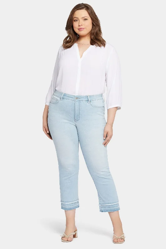 Marilyn Straight Ankle Jeans In Plus Size - Brightside