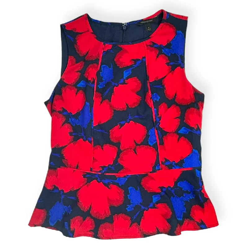 Blue & Red Top Sleeveless Banana Republic, Size 6