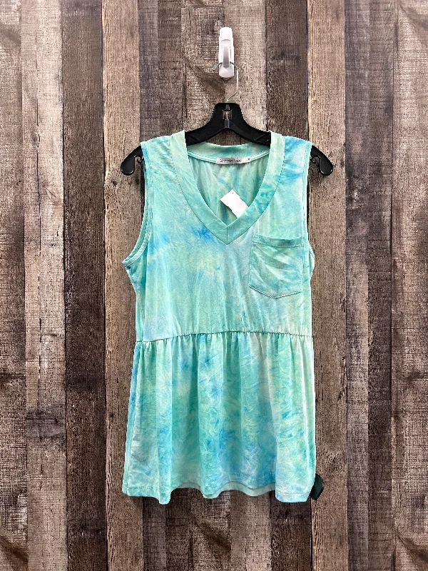 Tie Dye Print Top Sleeveless Cme, Size S