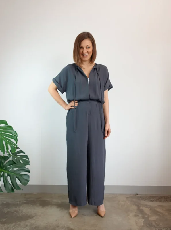 Style Arc Eadie Woven Jumpsuit Dress