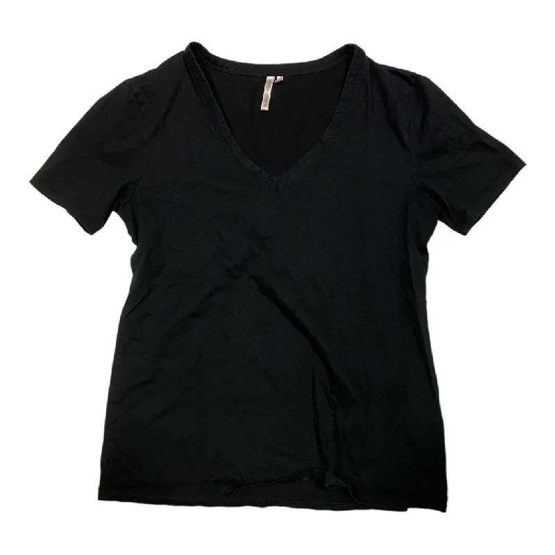 Top Short Sleeve Basic By Banana Republic In Black, Size: S