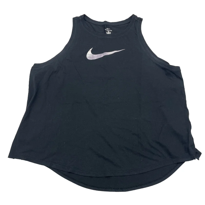 BLACK NIKE APPAREL ATHLETIC TANK TOP, Size 3X