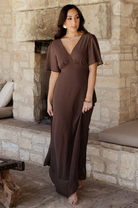 Esti Maxi Dress | Espresso