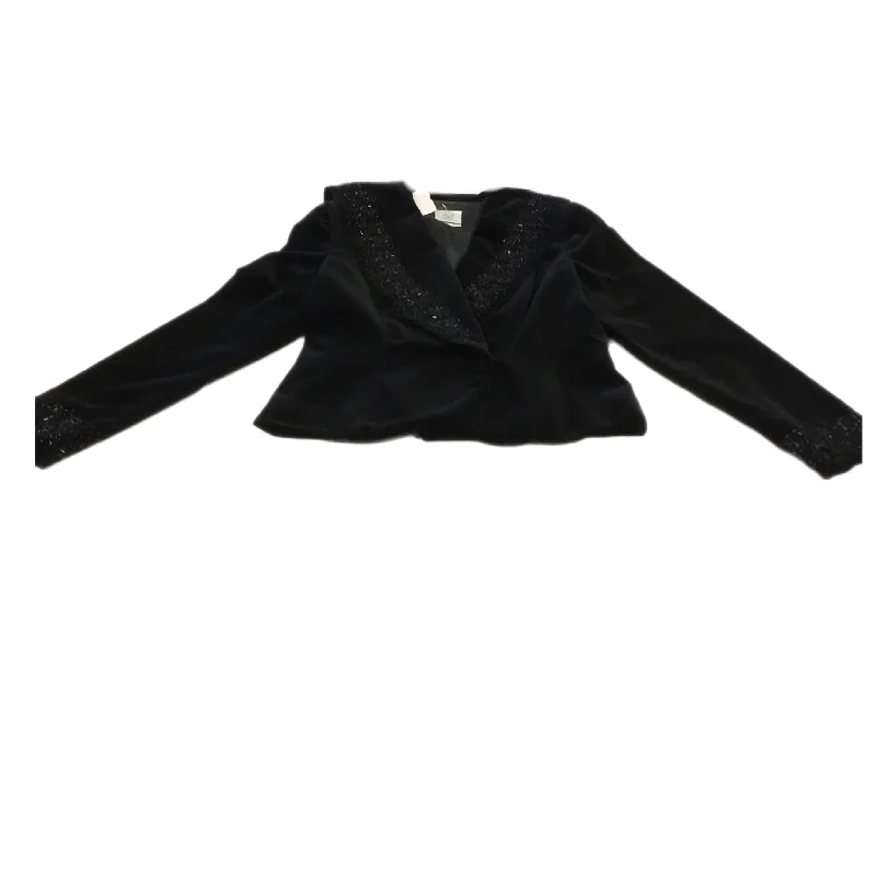 Blazer By Laura Ashley In Black, Size: 10