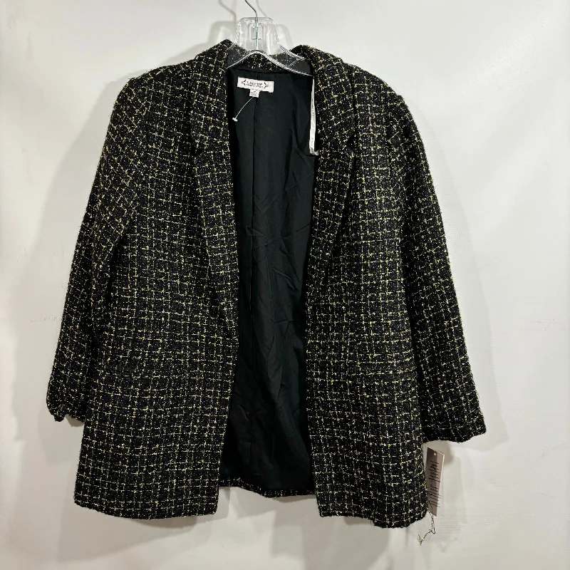 Blazer By Nanette By Nanette Lepore In Black & Gold, Size: M