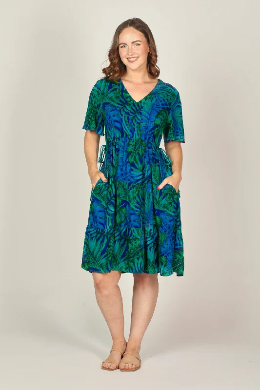 Iris Short Dress in Jungle Fever