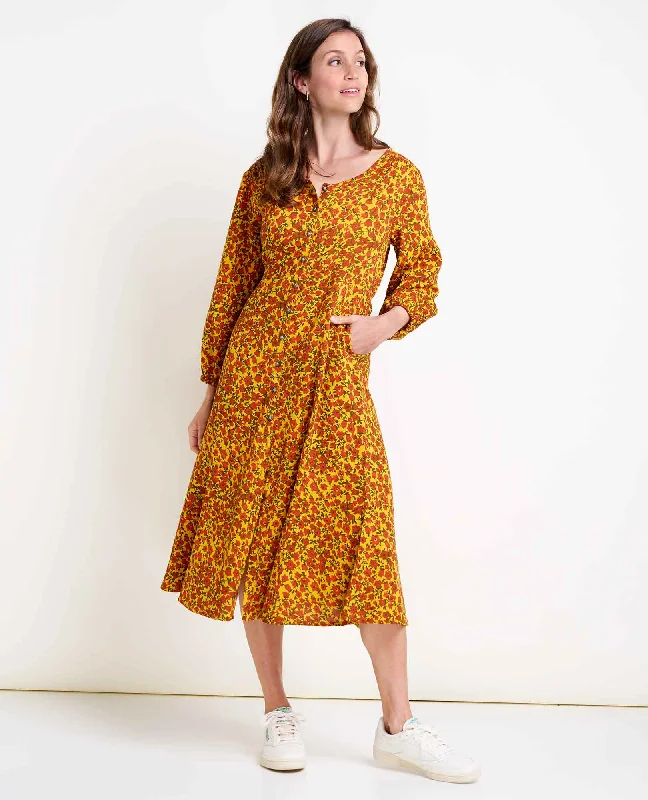 Manzana Paneled Midi Dress