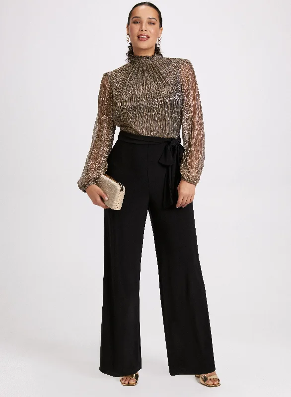 Metallic Illusion Jumpsuit