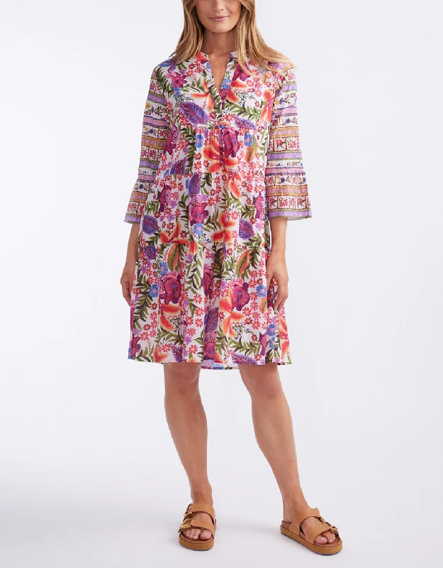 Morocco Midi Dress - Tulleries Print