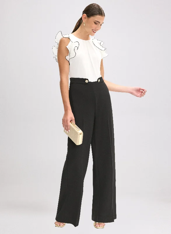 Sleeveless Wide-Leg Jumpsuit