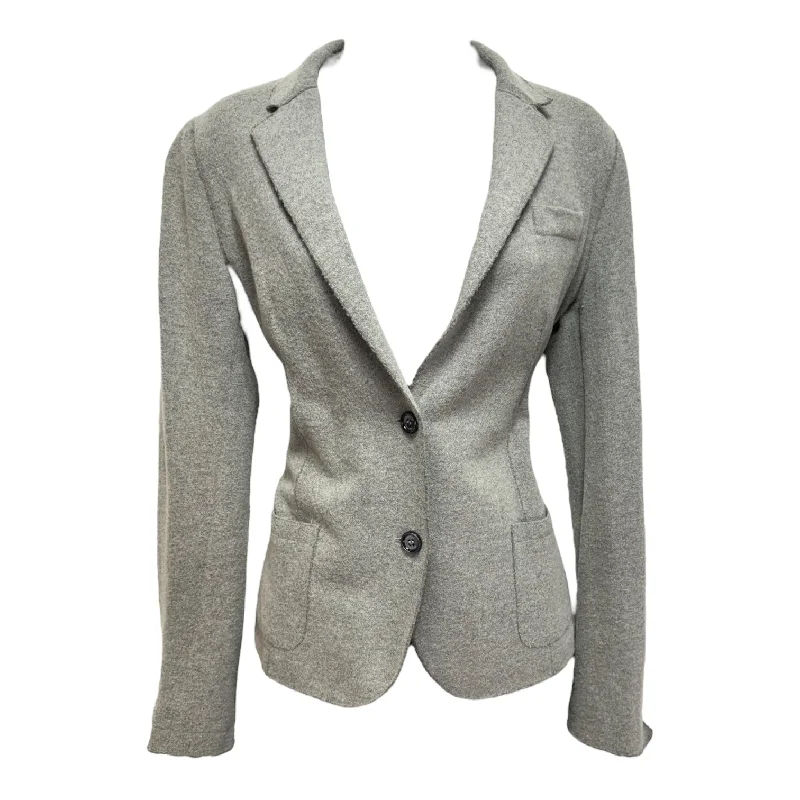 Wool Blazer By Eleventy In Grey, Size: S