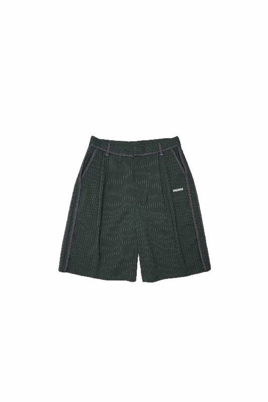 Utility Pinstripe Suiting Shorts