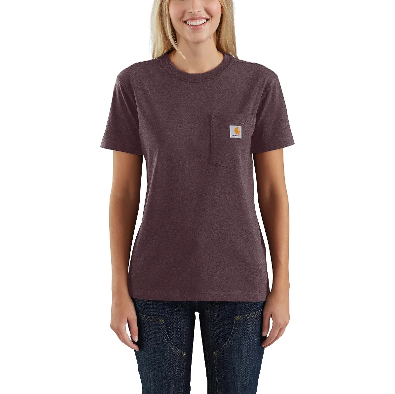 Women's Loose Fit Heavyweight Short-Sleeve Pocket T-Shirt