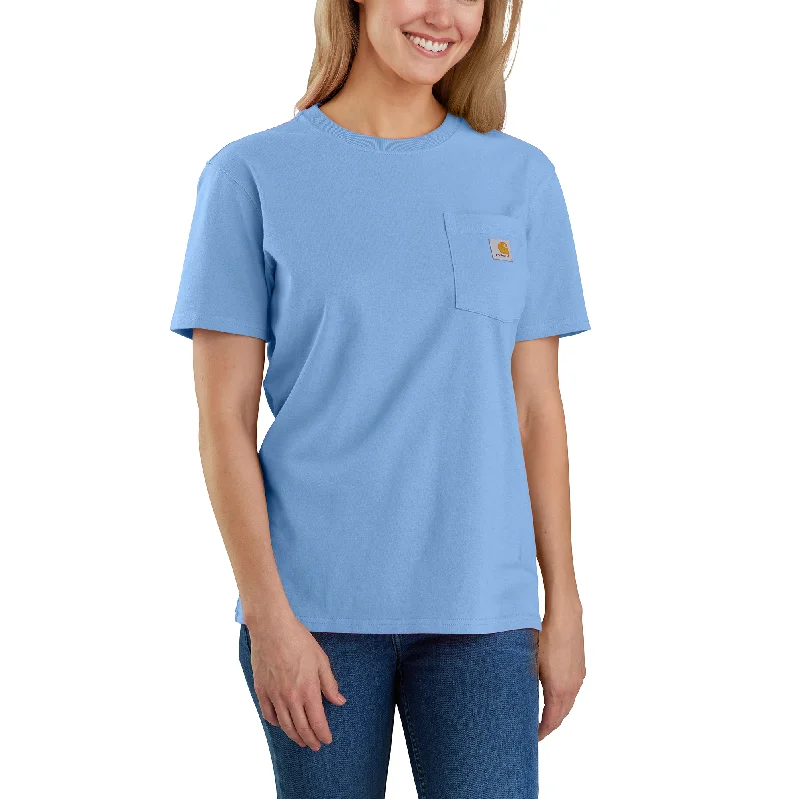 Women's Loose Fit Heavyweight Short-Sleeve Pocket T-Shirt